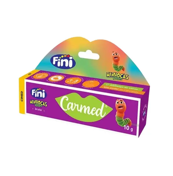 Protetor Labial Carmed Fini Minhocas 10g