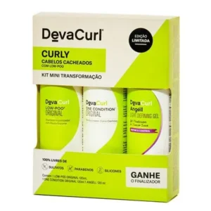 Deva Curl No Poo Kit - Shampoo + Condicionador + Leave-in Kit
