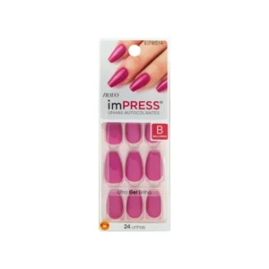 Unha Kiss Ny Impress Autocolante Bailarina Amethyst 24un